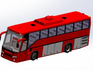 Игрушечный автобус-автомобиль для 3D-печати 3D Модель