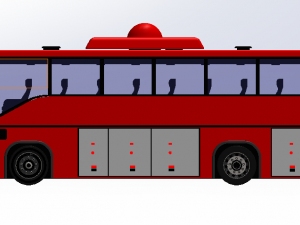Toy Bus-Car for 3D printing 3D मॉडल