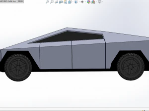Tesla-Cybertruck for 3D Printing 3D Model