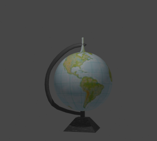 Mundo de Mesa 3D Model .c4d .max .obj .3ds .fbx .stl .blend 