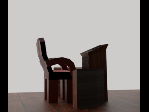 MESA Y SILLA 3D Модель