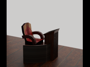 MESA Y SILLA 3D Модель