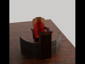 MESA Y SILLA 3D Модель
