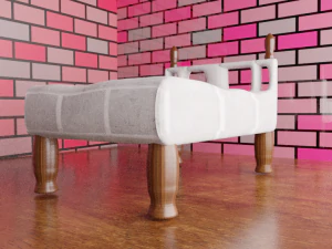 Dormit&oacute;rio Modelo 3D