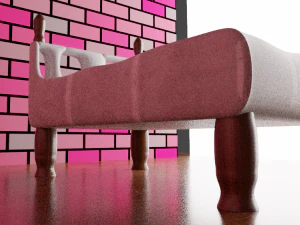 Dormit&oacute;rio Modelo 3D