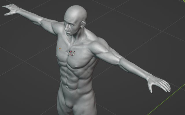 Hombre Musculoso Modèle 3D .c4d .max .obj .3ds .fbx .stl .blend 