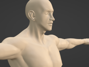 Hombre Musculoso Modèle 3D