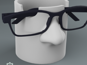 PEN AND EYEGLASS HOLDER STL 3D Принт Модель