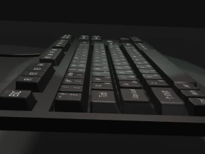 Keyboard black 3D Model