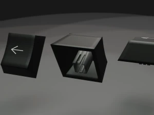 Keyboard black 3D Model