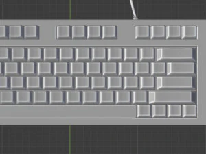 Keyboard black 3D Model