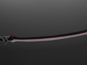 KatanaDragonRedBlak 3D 模型