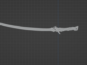 KatanaDragonRedBlak 3D 模型