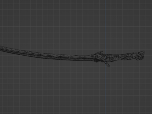 KatanaDragonRedBlak 3D 模型