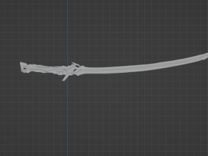 KatanaDragonRedBlak 3D 模型