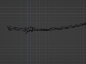 KatanaDragonRedBlak 3D 模型