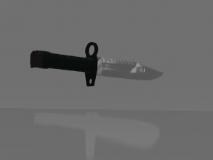 M9 bayonet 4 colorings 3D Model