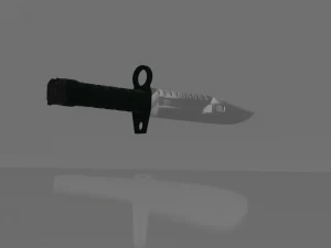 M9 bayonet 4 colorings 3D Model