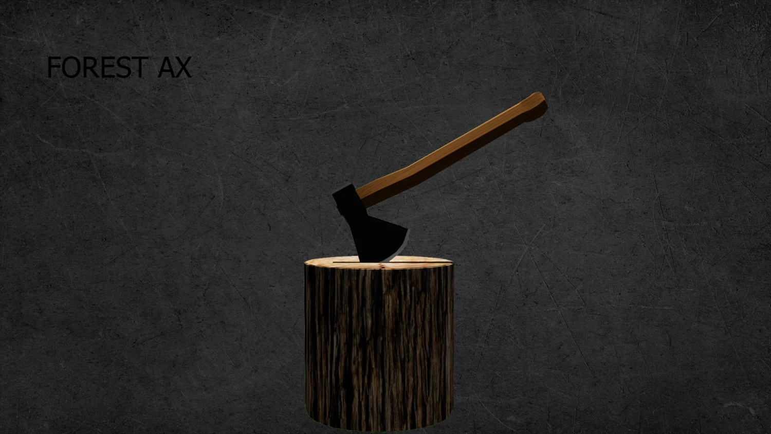 FOREST AX 3D Model .c4d .max .obj .3ds .fbx .stl .blend 