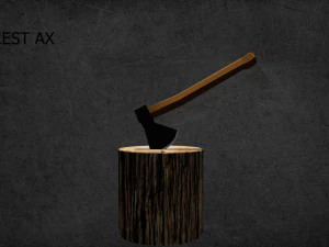 ASCIA FORESTALE Modello 3D