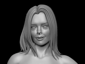 Eva Elfie zum Ausdrucken 3D Druckmodell