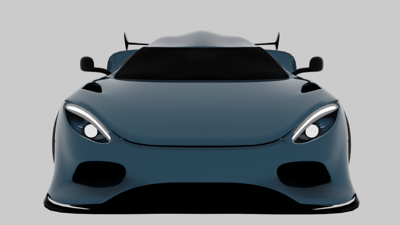 Koenigsegg 3D Модель .c4d .max .obj .3ds .fbx .stl .blend 