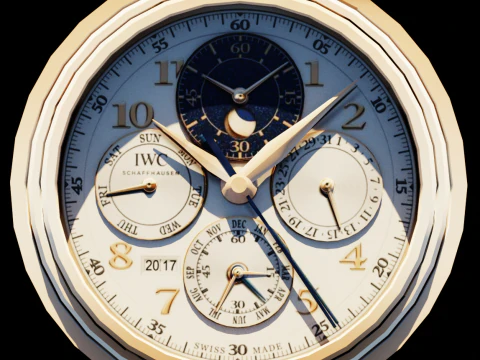 Rel&oacute;gio Modelo 3D