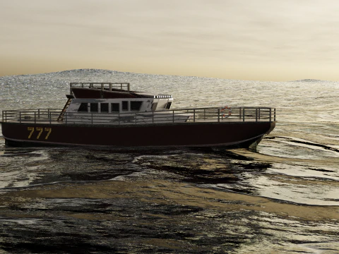 Boat 3D Model