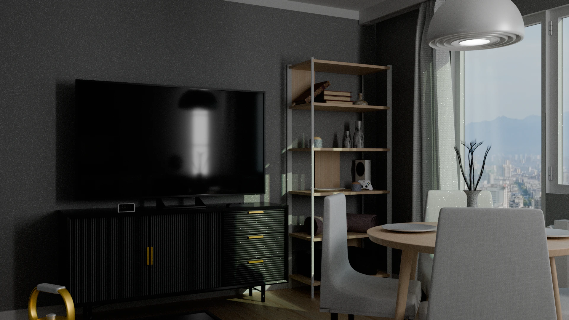 Living Room Furniture 3D Model .c4d .max .obj .3ds .fbx .stl .blend 