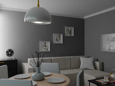 Living Room Furniture Modèle 3D