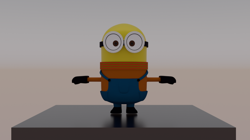 Minion 3D Model .c4d .max .obj .3ds .fbx .stl .blend 