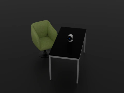 Office furniture 3D Model