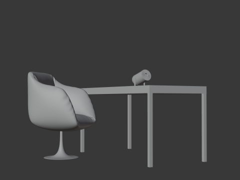 Office furniture Modello 3D