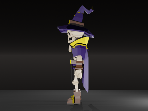 Skeleton 3Dモデル
