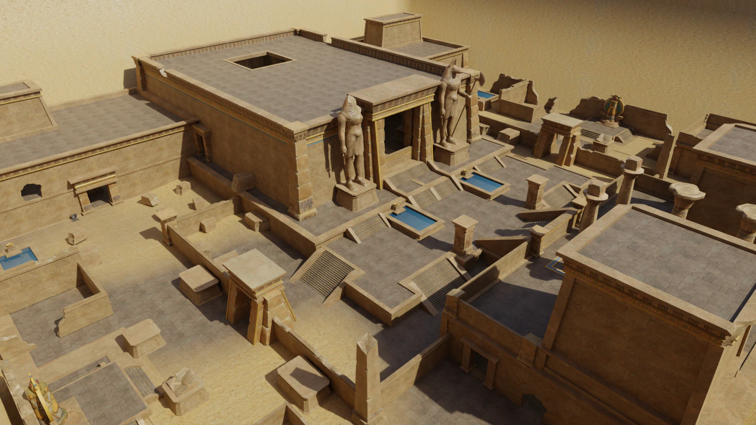 PUBG Mobile - Ancient Secret Arise Map 3D Model .c4d .max .obj .3ds .fbx .stl .blend 