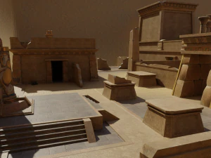 PUBG Mobile - Ancient Secret Arise Map 3D Model