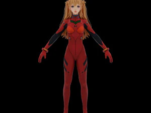 PUBG Mobile - Evangelion Characters 3D Model