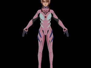 PUBG Mobile - Evangelion Characters 3D Model