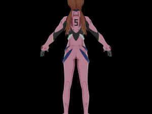 PUBG Mobile - Evangelion Characters 3D Model