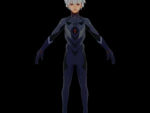 PUBG Mobile - Evangelion Characters 3D Model