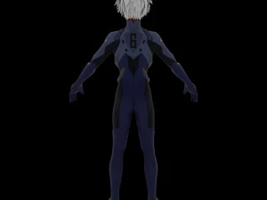 PUBG Mobile - Evangelion Characters 3D Model