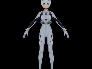 PUBG Mobile - Evangelion Characters 3D Model