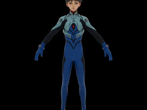 PUBG Mobile - Evangelion Characters 3D Model