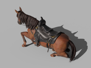 PUBG Mobile Horse - with 40 Animation and Rigged 3D Model