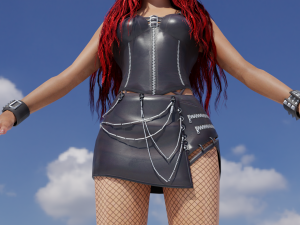 PUBG Mobile x Karol G character 3D Model