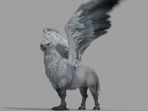 Hogwarts Legacy Hippogriff Rigged Modelo 3D