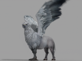 Hogwarts Legacy Hippogriff Rigged 3D Model
