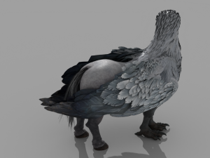Hogwarts Legacy Hippogriff Rigged 3D Model