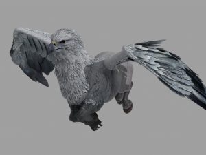 Hogwarts Legacy Hippogriff Rigged 3D Model