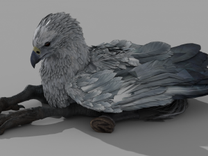 Hogwarts Legacy Hippogriff Rigged 3D Model